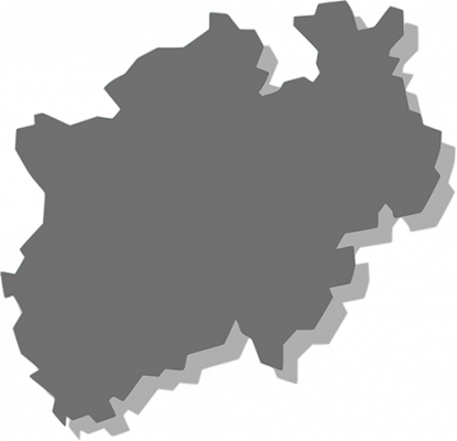 NRW Landkarte